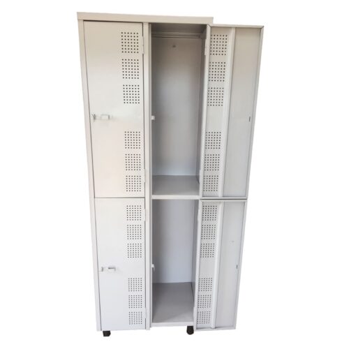Armário Vestiário 4 portas para Funcionários - Porta Grande