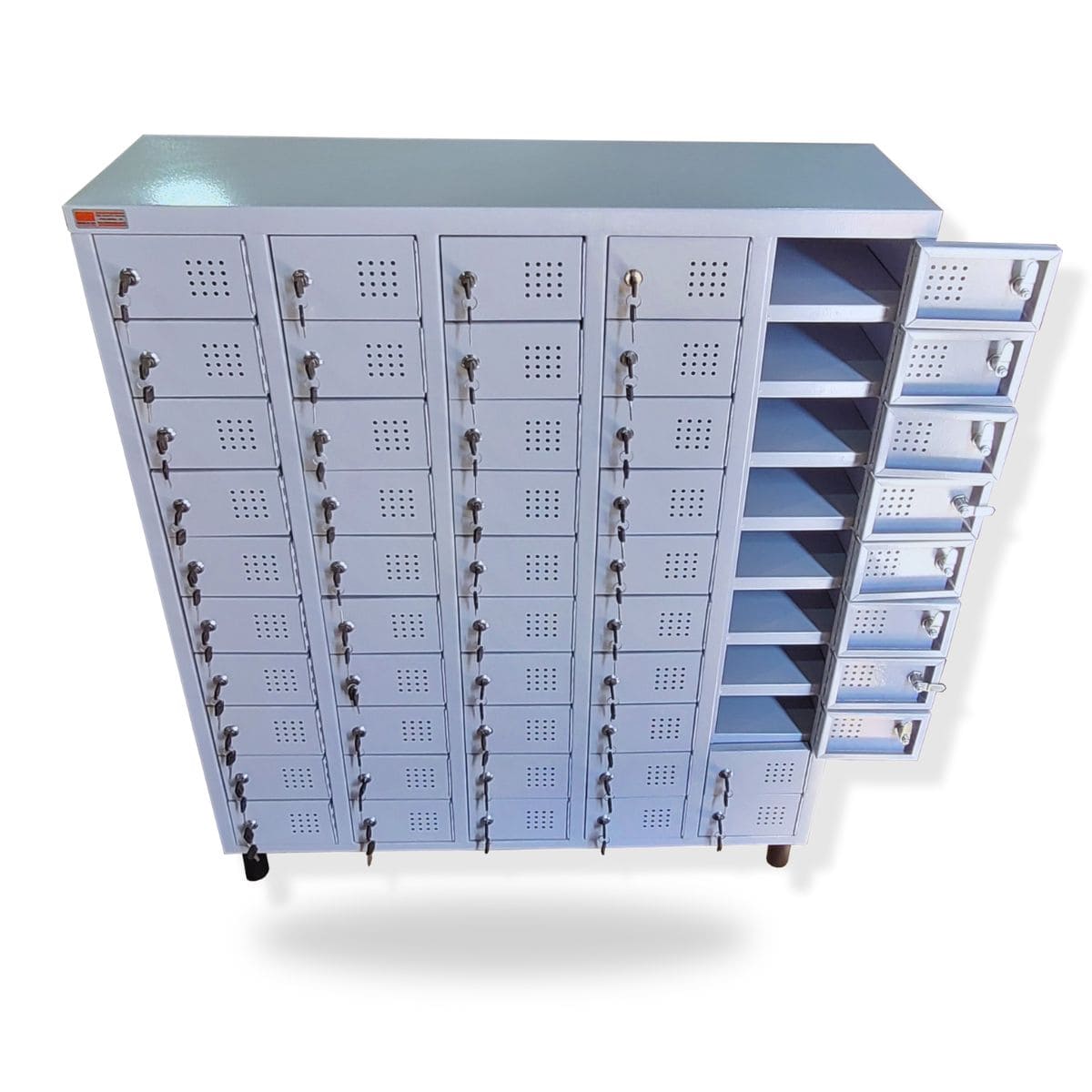 armário-para-celular-50-portas-com-chave