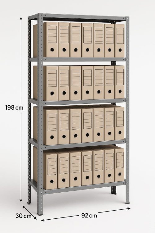Está buscando uma solução prática, resistente e funcional para organizar seu espaço? A estante de aço 5 prateleiras 30 cm da Schier Móveis é a escolha certa para quem precisa otimizar